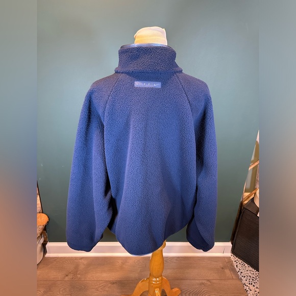 NWT! WOMEN'S NIKE SPORTSWEAR HIGH-PILE SHERPA JACKETS, DIFFUSED BLUE Size XL - Picture 12 of 16